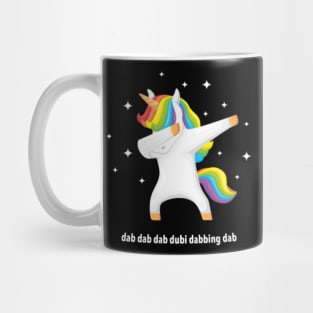 Dabbing Unicorn - Dapping Unicorn  color Mug